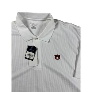 Auburn Tigers Oxford America  Polo Shirt Mens XXXL White Veri Cool AM1003AU NWT